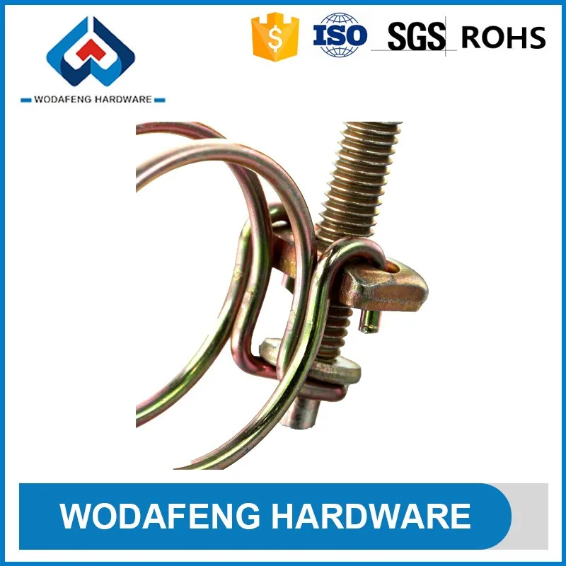 
Galvanized steel double wire clamp 