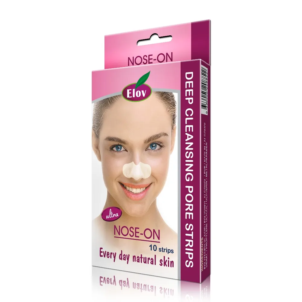 Privated Label Cotton Nose Strips Black Head Mask Nose Blackhead