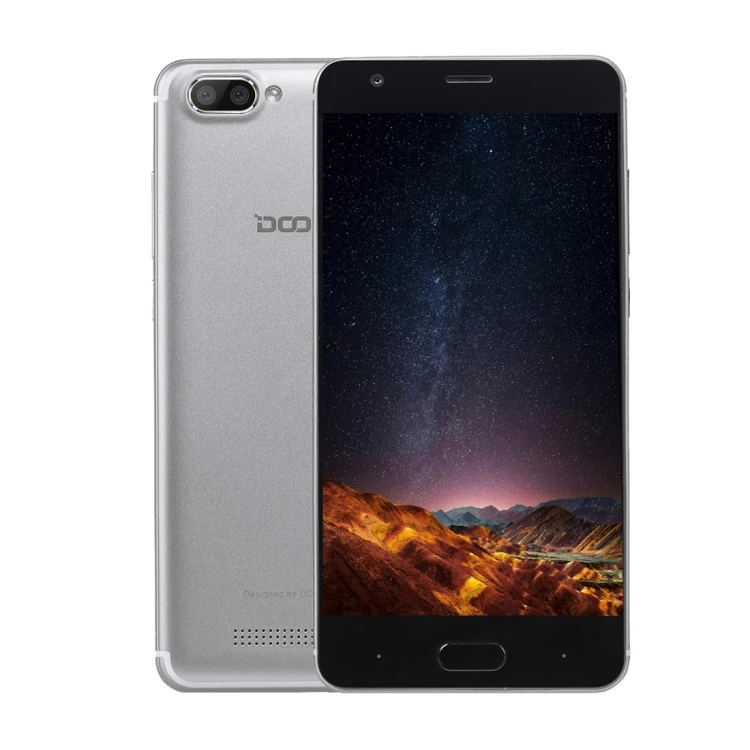

china m0bile phone DOOGEE X20 2GB 16GB Dual Back Cameras 5.0 inch Android 7.0 Version Support OTA GPS Dual SIM, Silver