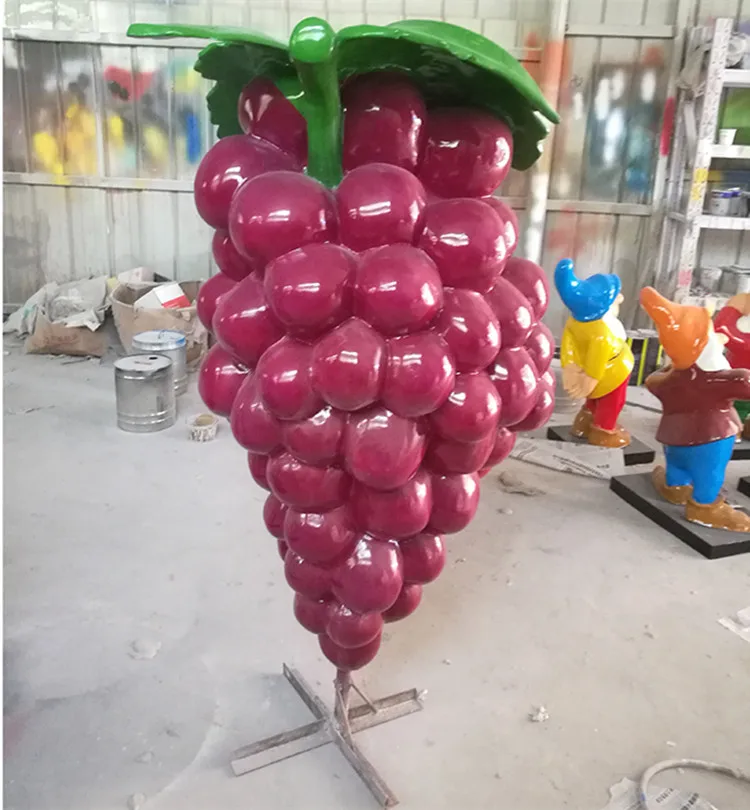  Dekorasi Taman Fiberglass Berkualitas Tinggi Buah Patung 