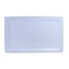 rectangle shape white color A5 melamine plastic butter dishes