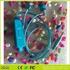 china wholesale cheap free sample Retractable logo printed colorful audio earbuds earphone