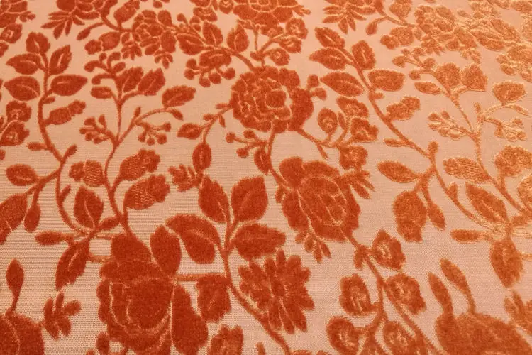 Source 100%polyester burn out Miscellaneous velvet jacquard fabric on  m.