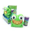 Amazon hot sale shantou soap automatic bubble blower toy frog bubble machine for kids