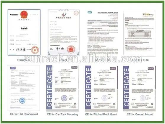 1x8 array shingle roof mounting system solar mounting racks