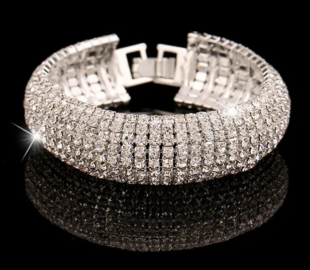 

Fashion bracelet jewelry full diamond hot selling bracelet, N/a