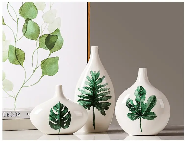 2017 Trend Home Design Decoration China Ceramic Home Decor With 3 Pcs A