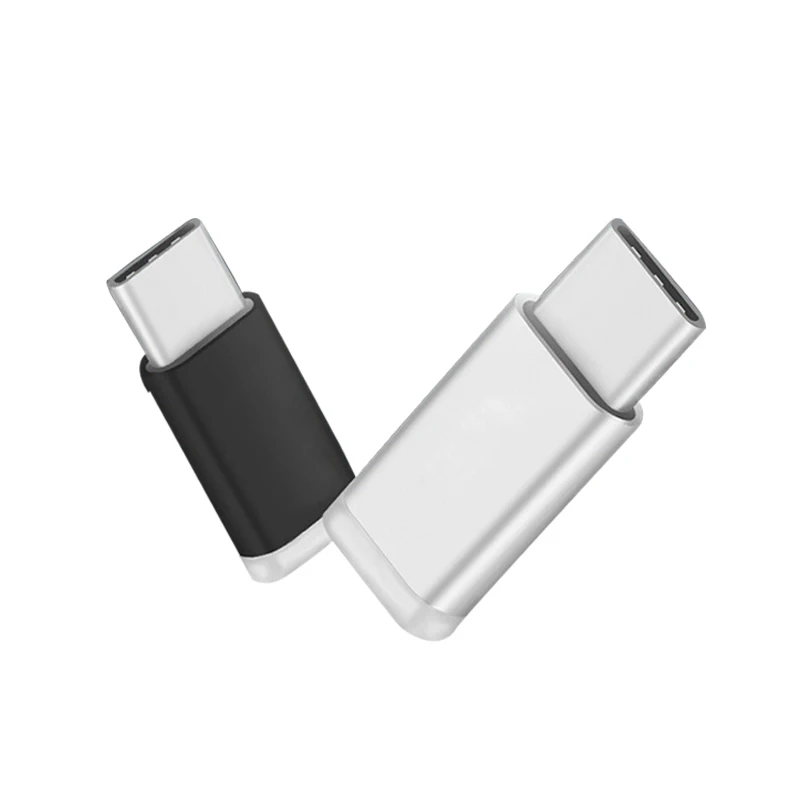 

High Quality Type-C Male to Micro Female Connector, White