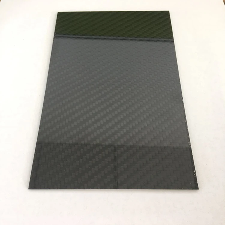 
high quality glossy carbon fiber laminate sheet plate 100% carbon 