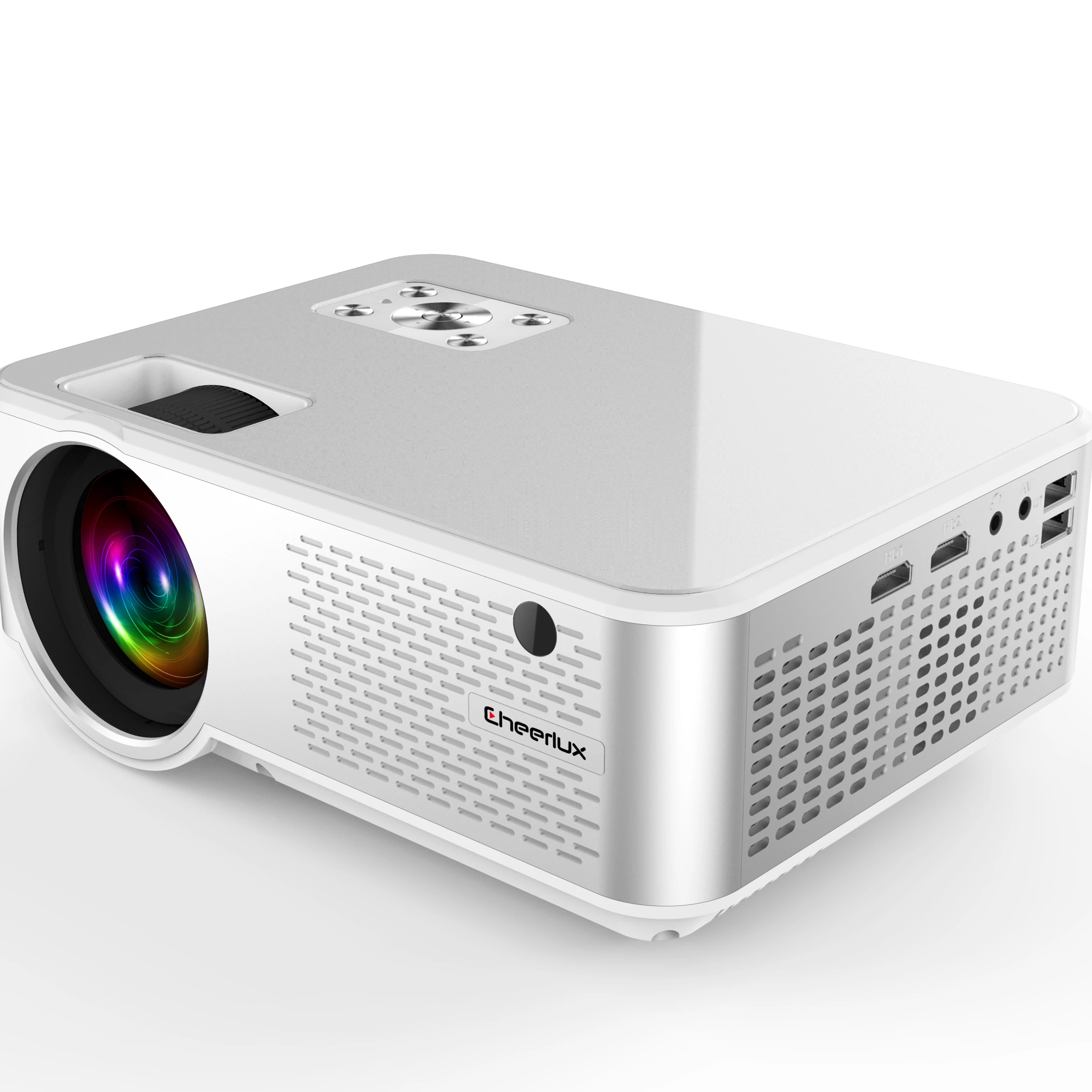 

Cheerlux C9 video projector 2800 lumen real brightness LED projector for home theater projector