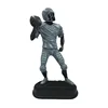 High quality home decor figurine accent decoration artwork polyresin football player figure statues
