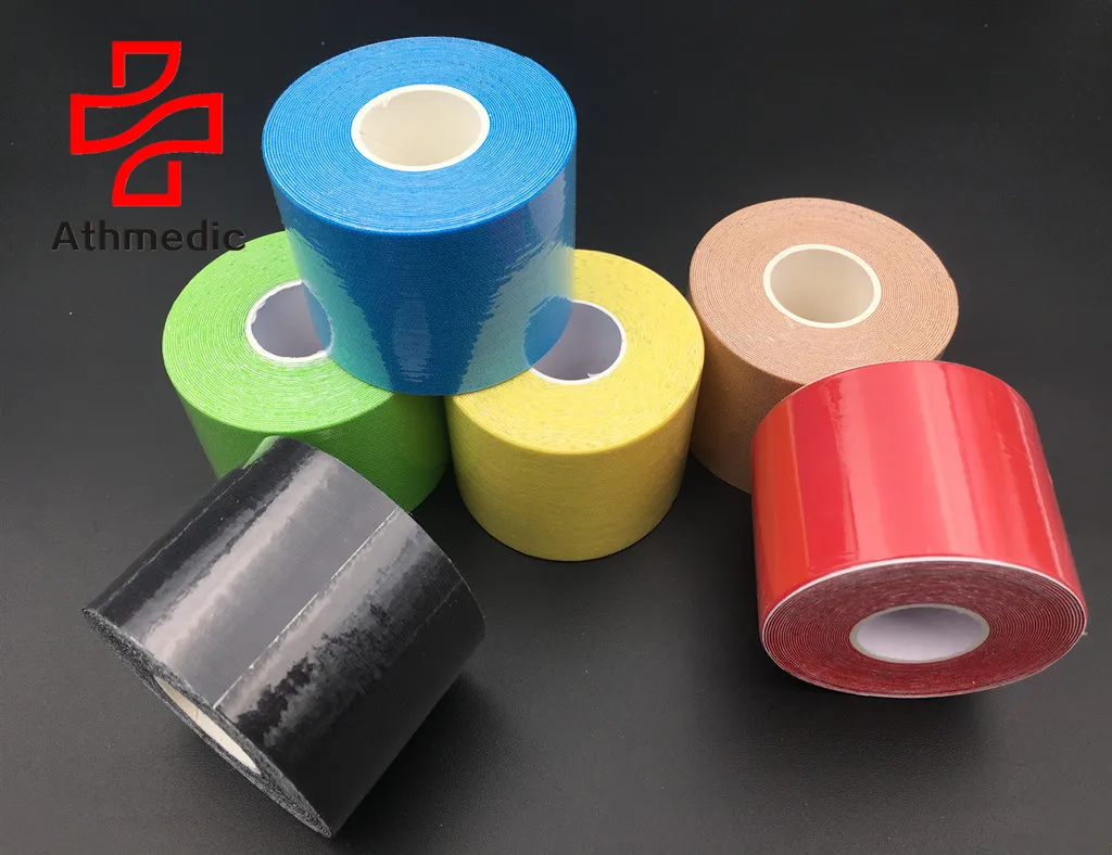 

2021 Athmedic cure original best Anterior Knee Pain bandage muscle Support Strengthen 97% cotton 3% spandex kinesiology tape