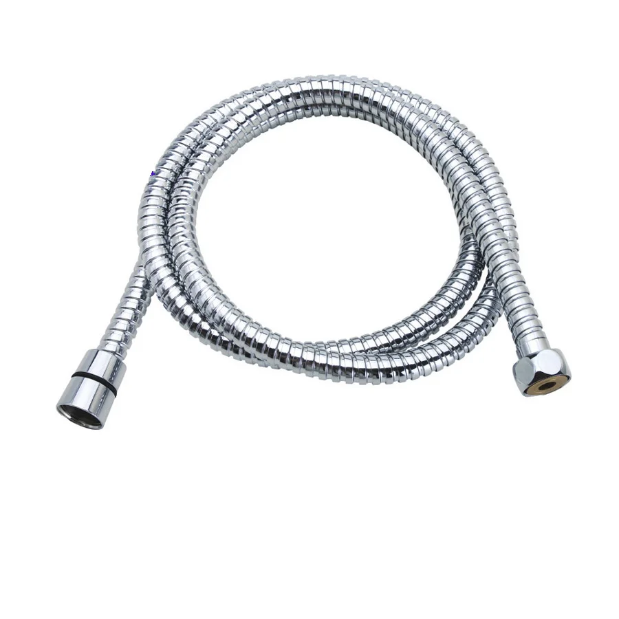 Sh06 Stainless Steel Double Buckle Flexible Extension Shower Hose Bath Hose Stainless Shower