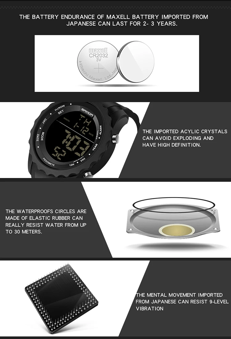 sanda watch instructions