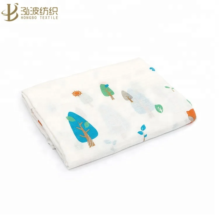

100% Cotton Material Woven Cotton Muslin Swaddle Blanket