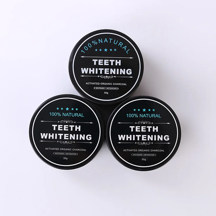 

Private Label Wholesale Coconut Oil Pulling Teeth Whitening Powder Usa, Black