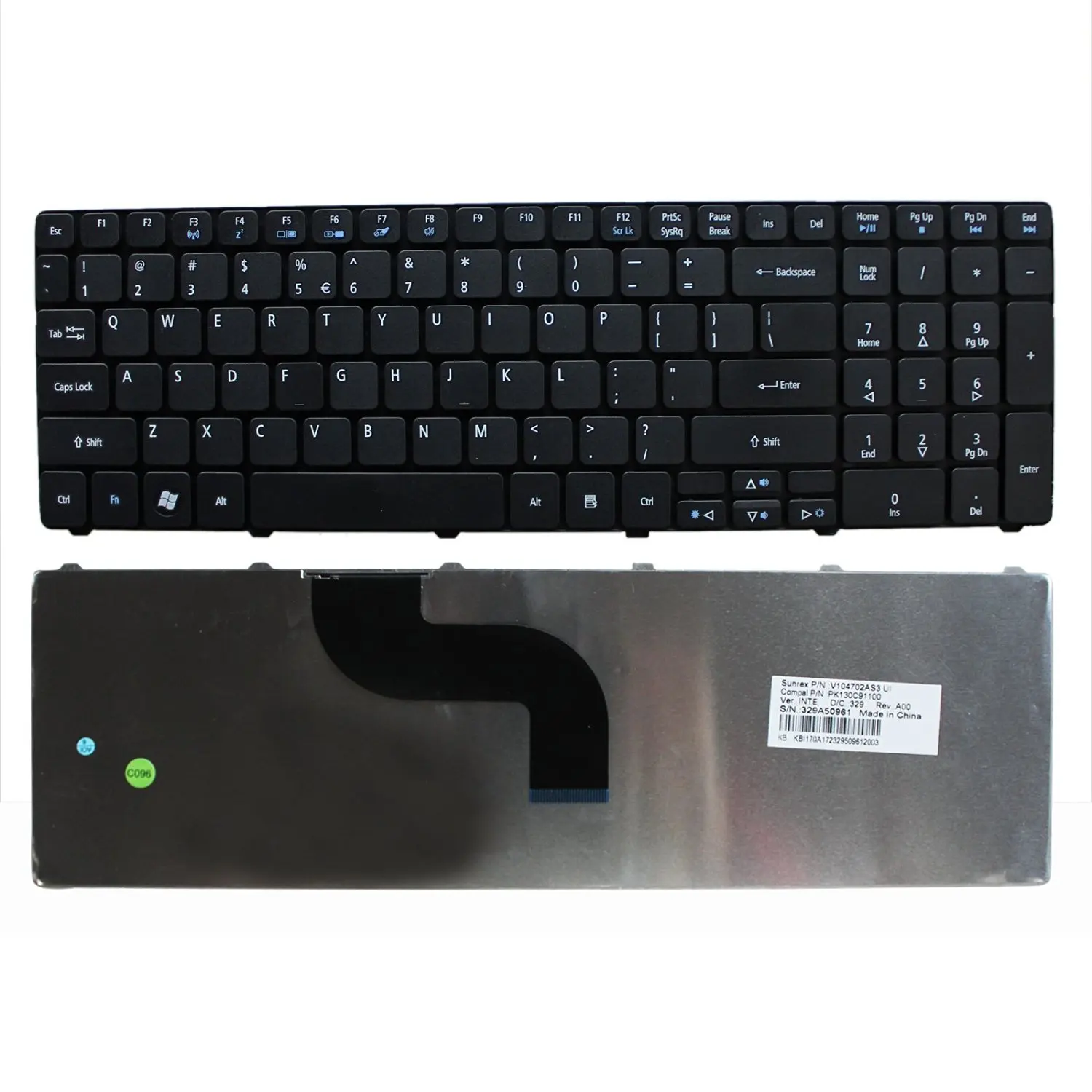 Get Quotations · Gintai NEW Laptop US Keyboard For Acer Aspire 5553-4220  5553G-P544G50MIKS 5736Z-