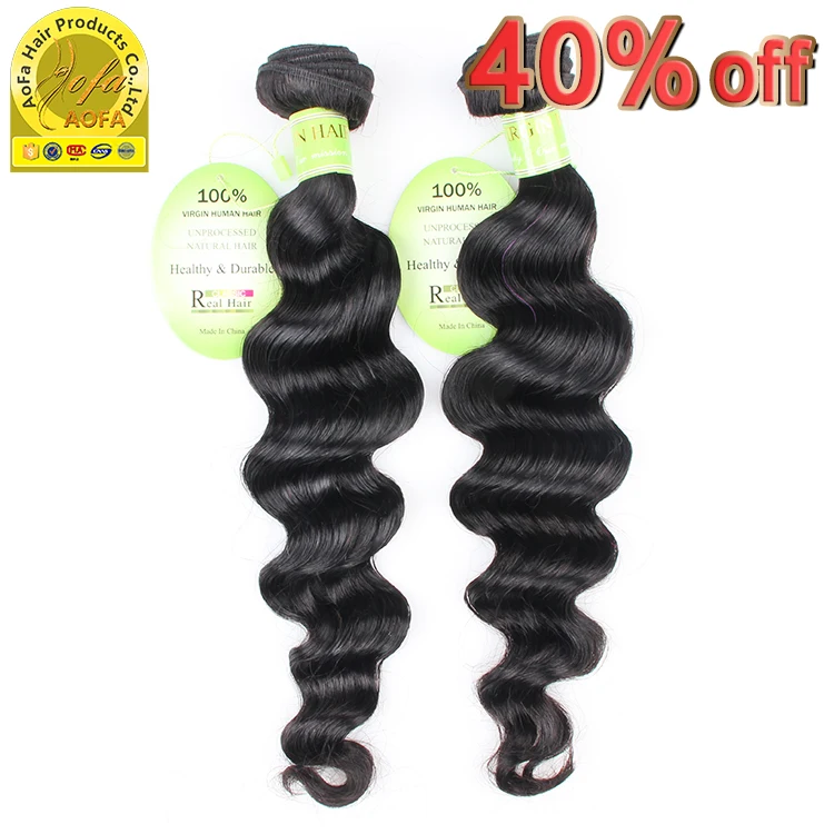 

Raw Indian Loose Wave Virgin Human Hair Directly From India