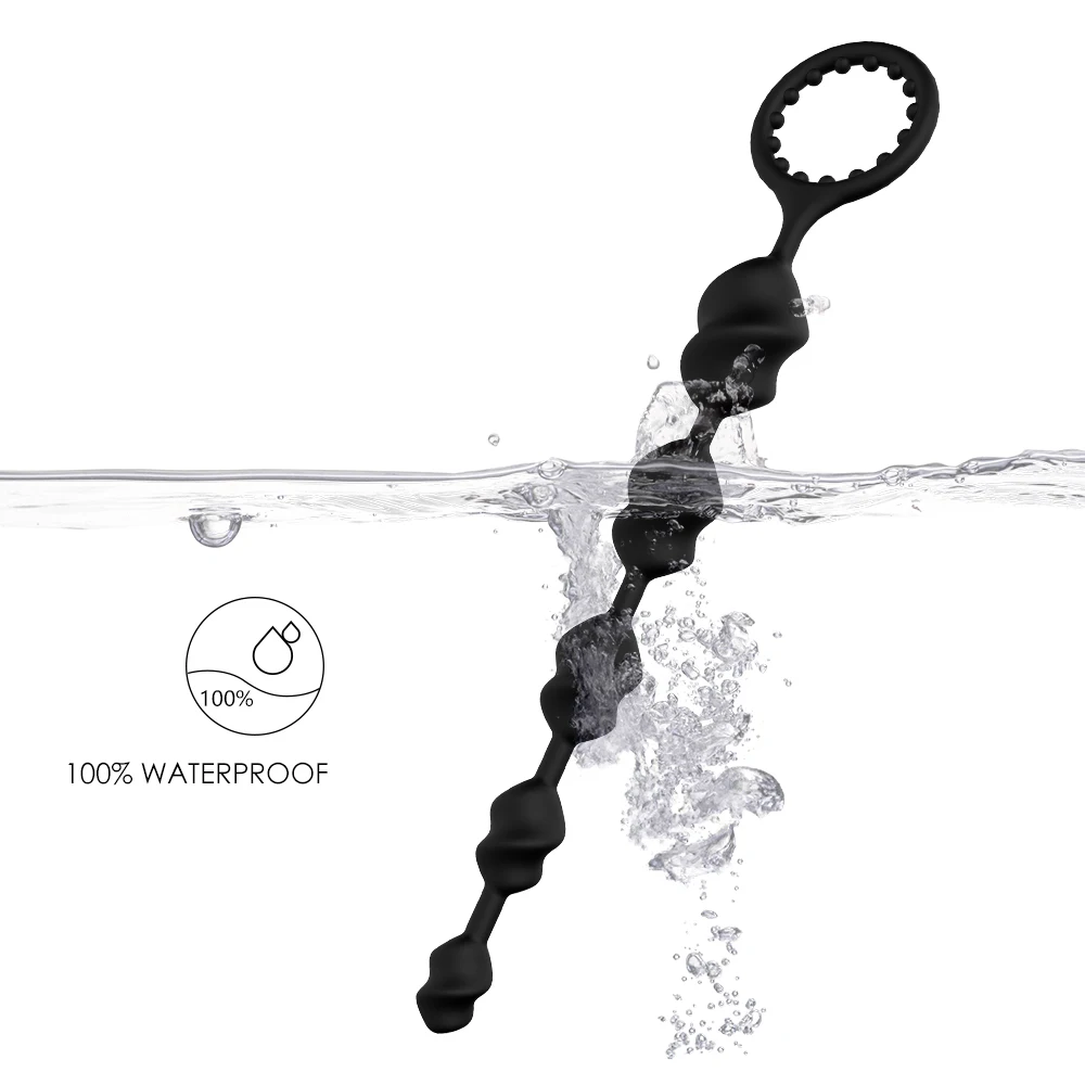 Cheap BDSM Anal Butt Plug Silicone Anal Beads Sex Toys_voghion.com