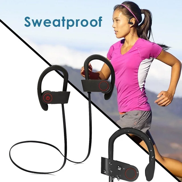 

Sport Bluetooth Headset U8 Black Bluetooth Headphones with Noise Cancellation Technology, Wireless Headphones, N/a