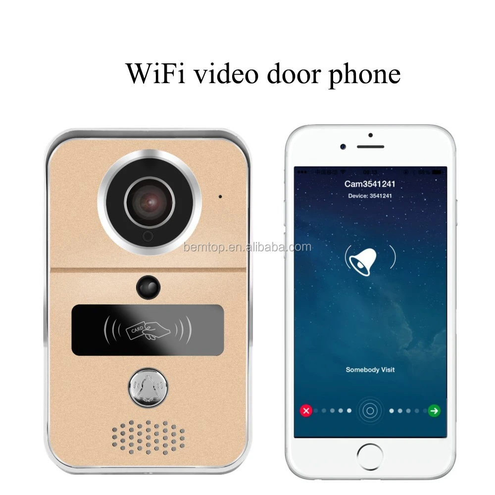 Smart Home 720 Wifi Ip Video Door Phone Intercom Doorbell Wireless