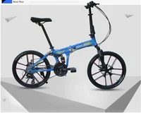 

20 inch foldable bicycle 21 speed aluminum frame full suspension