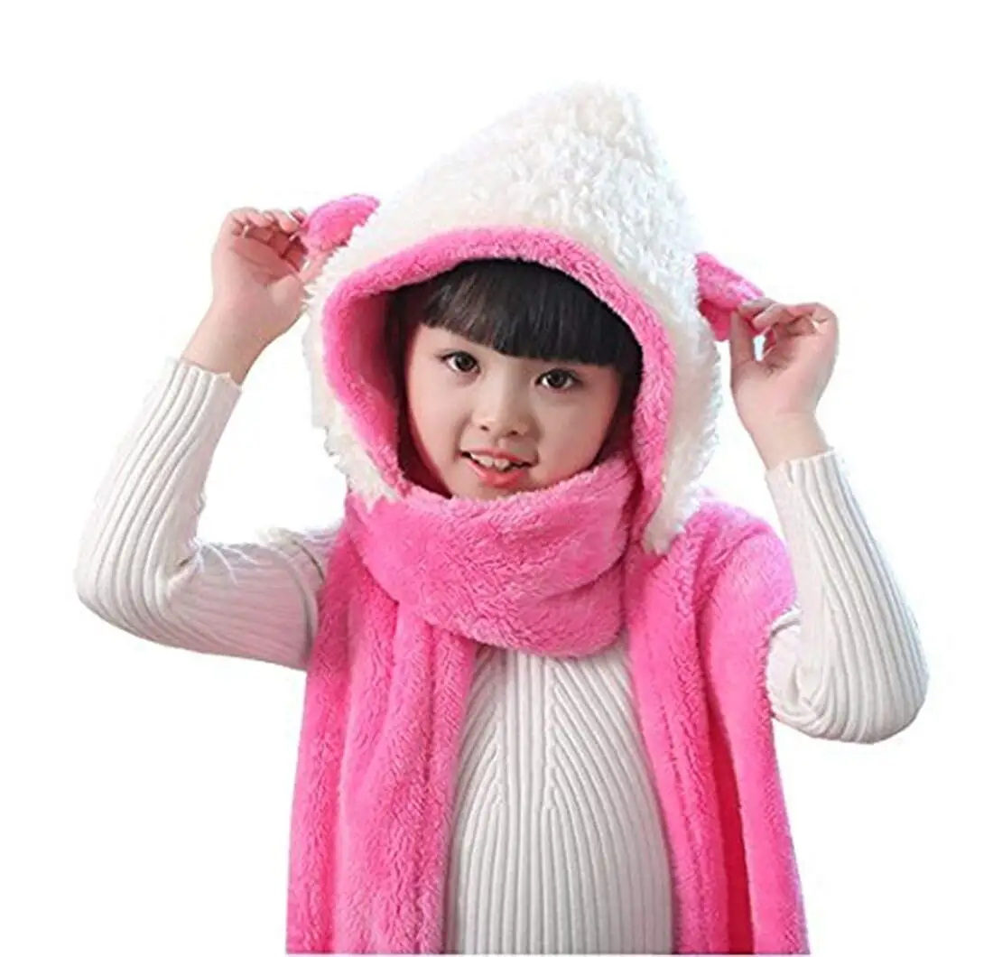 children's hat scarf combo