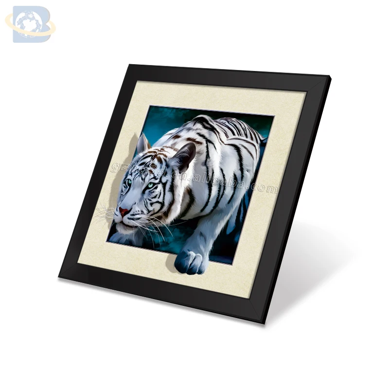 35 Ide Lukisan Harimau Putih 3d Demae Decor