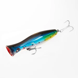 Noeby 9602 3D color big game popper fishing lure