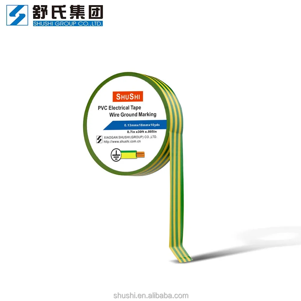 Double Color Pvc Tape Yellow Green Tape Electrical Tape Buy Pvc Insulation Tape,High Quality