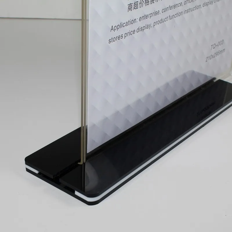Clear A4 A5 Acrylic Display Stand Menu Sign Holder Buy Acrylic