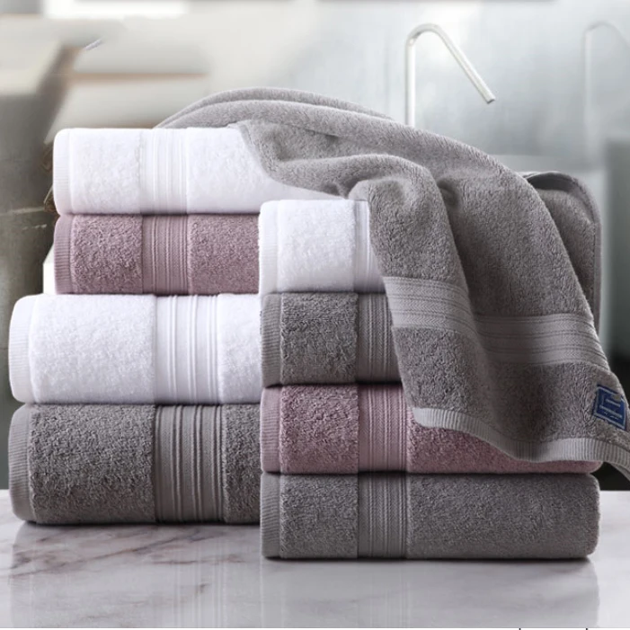 
Custom Logo Hand Towel Face Towel 100% Cotton Gray Turkish Wedding Towel Set Wholesale 