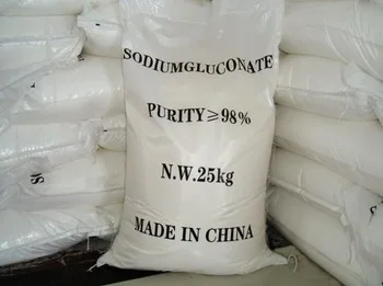 sodium gluconate 98% solid content used for concrete admixture