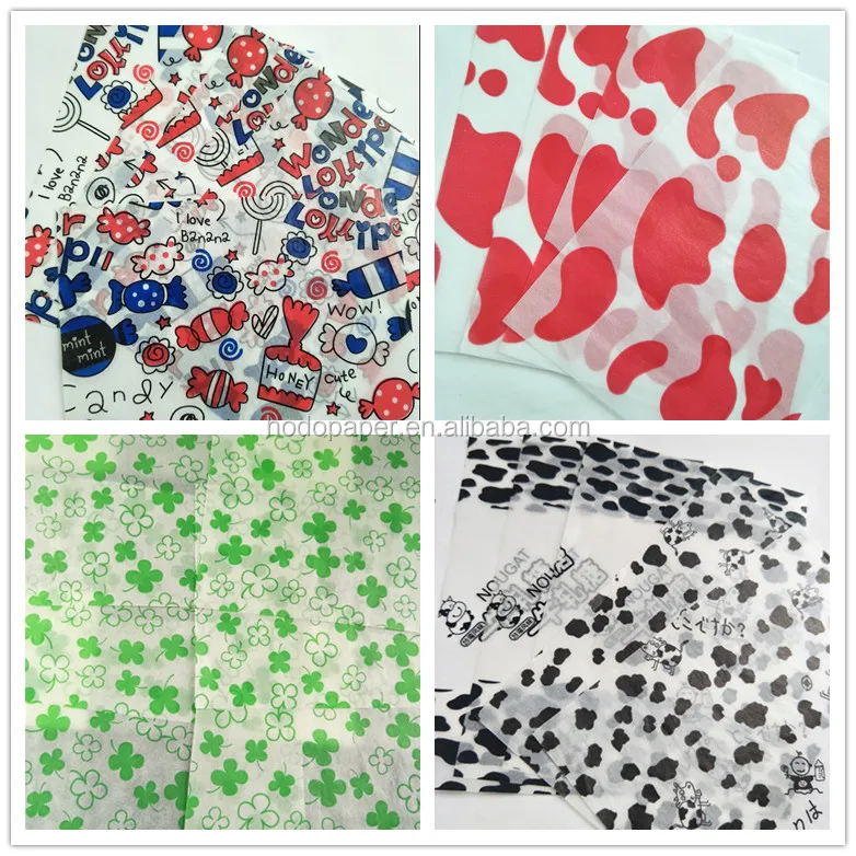 Printed Wax Coated Paper For Candy Wrapper Buy Custom Printed Candy