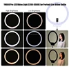 Retail YongNuo YN608 LED Studio Ring Light 3200K~5500K Wireless Remote Video Light CRI>95 Photo Lamp with Power Adapter
