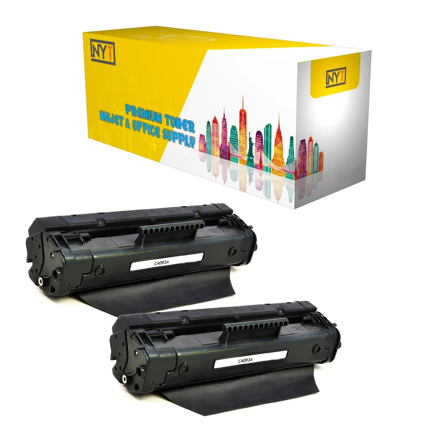Get Quotations · New York Toner New Compatible 2 Pack High Yield Toner for  HP C4092A