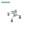 4-way arm heavy duty Building Glass Spider For curtain wall spider system