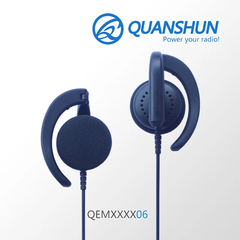 
With in line PTT button and mic earphone walkie talkie headset for Hytera TC-500 