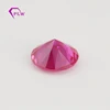 12mm round diamond cut synthetic ruby #5 gemstone