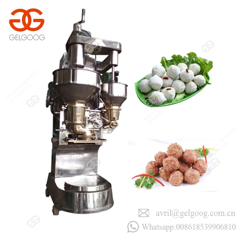 Automatic Swedish Rolling Extruder Stuffed Meatball Forming Maker Mini