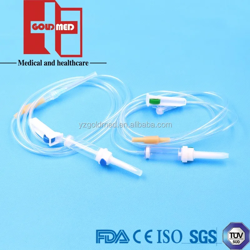 Disposable Iv Infusion Pump Set With Flow Regulator - Buy Infusion Set ...