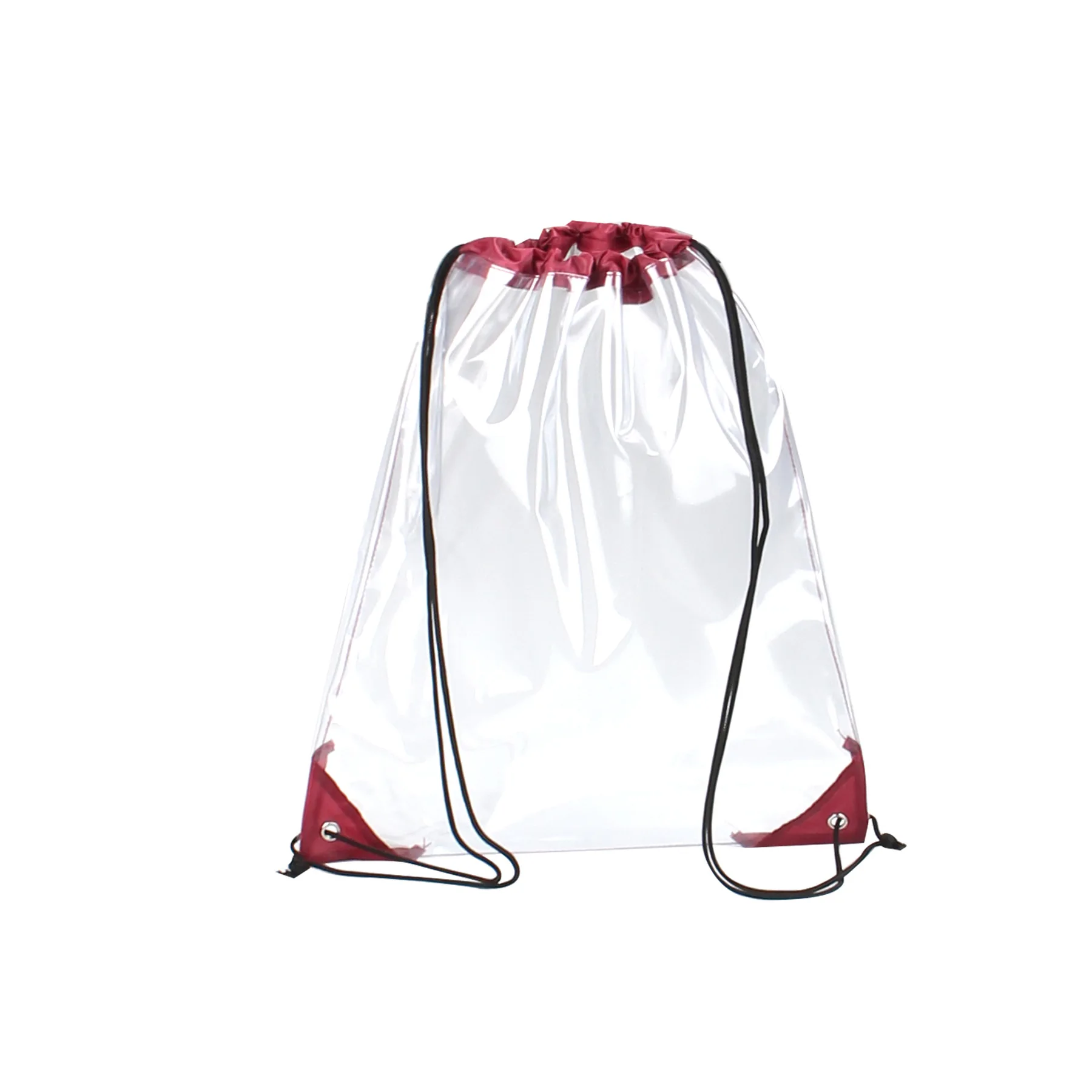 Promotional Transparent Pvc Clear Drawstring Backpack Bags Buy
