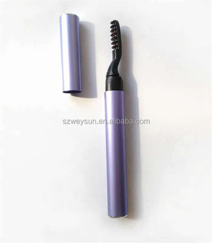 

Portable Pen Style Electric Heated Makeup Eye Lashes Long Lasting Eyelash Curler, As the picture shown