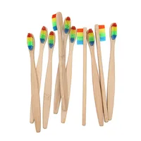 

2019 New Product Wholesale Family Hotel Supplies Eco Friendly Toothbrush Adult Wooden Handle Charcoal Bamboo Toothbrush