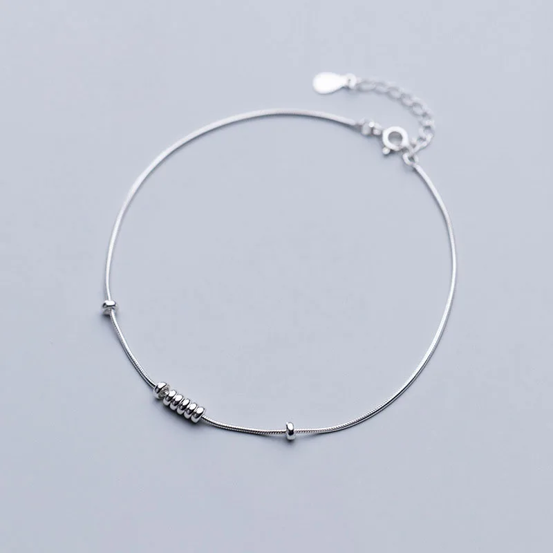 

925 Sterling Silver Chain Anklets Jewelry Wholesale