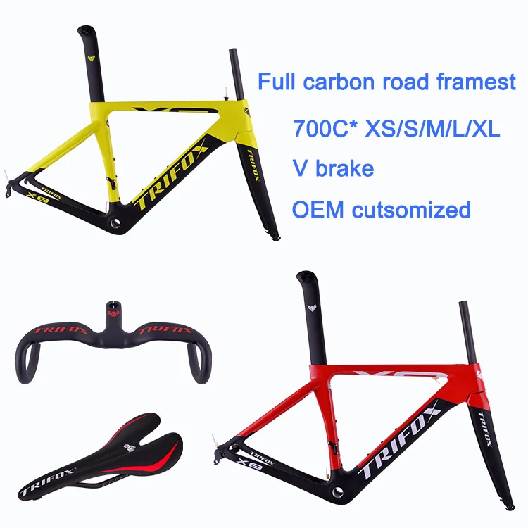 

2021 Carbon Road Fame 700C Toary Carton Speed Bicycle Frame for Di2