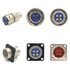 4 pin military solder amp industrial plug and socket