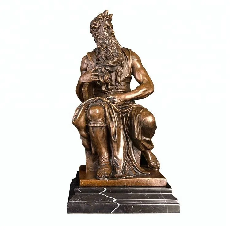 Moses Statue Bronze sculpture