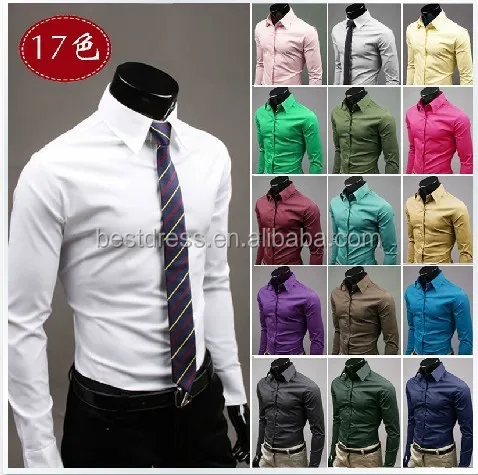 Latest Wholesale checkout fancy Design Dress Shirt tailored slim fit trendy man's shirts men clothing formal shirts