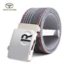 Hotsales Custom Logo Canvas Fabric Belt Cotton Woven Web Belt Canvas Belt For Men